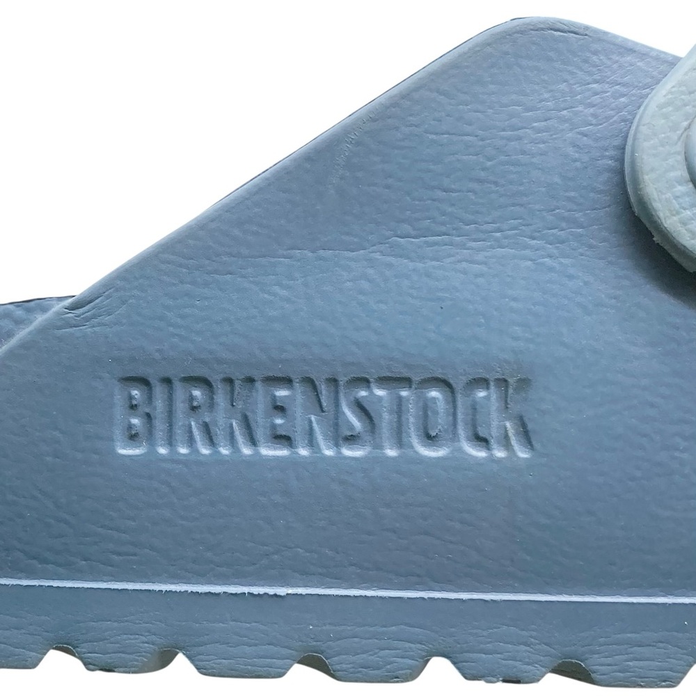 Birkenstock Essentials Boston Mule Sz 8 Blue EVA Flat Slip On Comfortable Casual - Picture 3 of 9